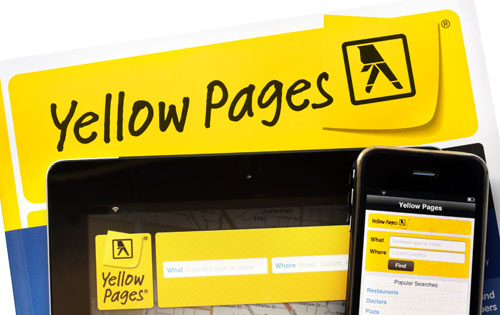 yellow pages.
