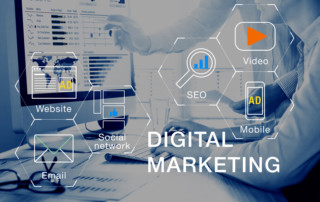 Core elements graphic of Digital Marketing: SEO, Video, Social, etc